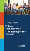 A_Study_Guide_For_William_Shakespeare_s__The_Taming_Of_The_Shrew_